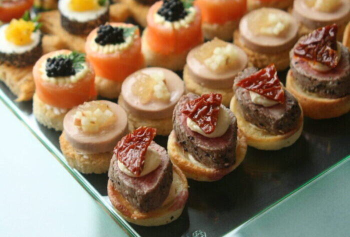 How to choose the best canapes for your next event!
