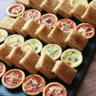 hot canapes marine