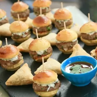 Hot canapes Victoria